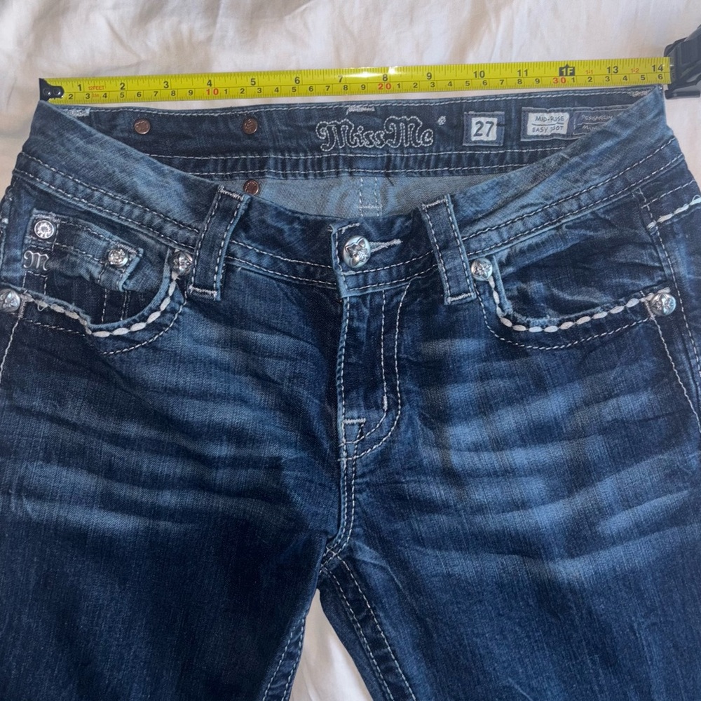 Miss Me Dark Blue Women's Jeans - Picture 5 of 6